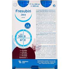 Fresubin Vitaminer & Kosttillskott Fresubin Jucy DRINK, drickfärdigt kosttillägg, körsbär 4 x 200 milliliter