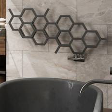 Grey Panel Radiators Terma Hex Sparkling Designer