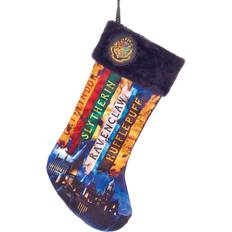 Kurt Adler 19" Hogwarts Banner Harry Potter Printed Christmas Stocking Black/Blue/Red One-Size