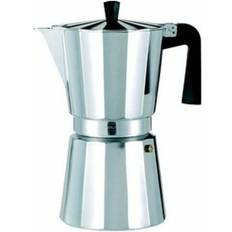 Valira Italiensk Kaffekande VITRO 9T Sølvfarvet