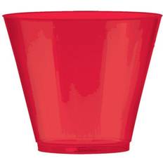 Red Plates, Cups & Cutlery Amscan Party Supplies, 1 Count (Pack of 1) Red