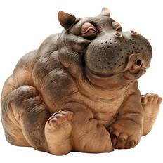 Design Toscano Hanna, The Hippo Stone Figurine 10"