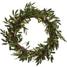 Nearly Natural 20" Artificial Olive Wreath