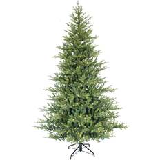 Puleo International 7-ft. Pre-Lit Alberta Spruce Artificial Christmas Tree, Green Christmas Tree