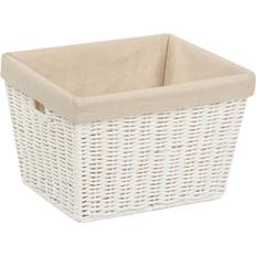 White Baskets Honey Can Do Parchment Small Basket 12"