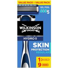 Testé dermatologiquement Accessoires de rasage Wilkinson Sword Hydro 5 Razor + 9 Blades