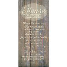Wall Decor Dexsa Wall Plaque-New Horizons-House Blessings 5 5 x 12 Wall Decor