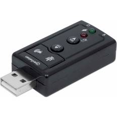 USB-A SOUND ADAPTER 3.5MM/AUDIO