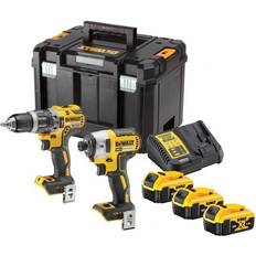 Dewalt Sæt Dewalt 18V XR 2 Kombokit Kit Dcd796, Dcf887, 3 X 5.0 Ah, TSTAK DCK266P3T-QW