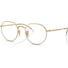 Brillen en leesbrillen Ray-Ban JACK TRANSITIONS Zonnebrillen Arista goud Montuur Helder Glazen 51-20