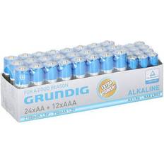 Batterier & Laddbart Grundig Alkaliskt Batteri Set 24 Stycken