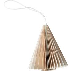 Decoratieve items DBKD Paper Tree Kersthanger 7 cm Sand