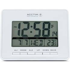 Acctim Infinity Lcd Alarm Clock White