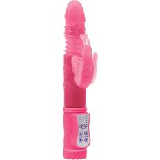 NS Novelties Sex Toys NS Novelties Firefly Lola Thrusting Rabbit Vibrator Pink