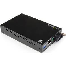 Fiber media StarTech ET91000SM402 1000 Mbps Gigabit Ethernet Single Mode Fiber Media Converter with SC 40 km