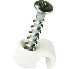 Gelia Skrueclips Hvid 10 7-10 mm