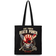 Herre - Multifarvet Tote Bag & Shopper tasker Rocksax Five Finger Death Punch Rocksax Got your six Skuldertaske Unisex multifarvet