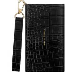 Ideal of Sweden iPhone 12 Mini Cassette Clutch Black Croco