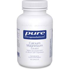 Vitaminen en Supplementen Pure Encapsulations Calcium Magnesium (Citrate) Capsules 90