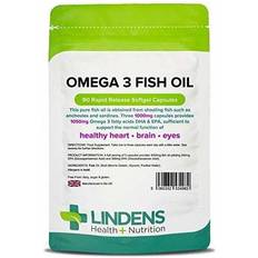 Vitamins & Supplements Lindens Omega 3 Fish Oil (30% Dha/Epa) Capsules 90