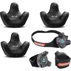 Full body tracking HTC 3 Pack VR VIVE Tracker (3.0) with Rebuff Reality TrackBelt 2 TrackStraps