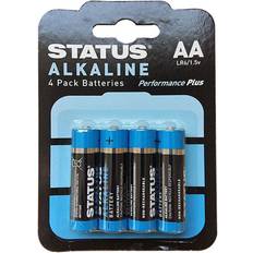 Status AA Alkaline LR6 1.5V Batteries 4pcs