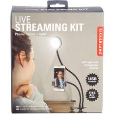 Streaming light Kikkerland 2-i-1 Live Streaming Kit Telefonholder