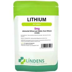 Lindens Vitaminer & Kosttilskud Lindens Lithium 5Mg Tablets 60