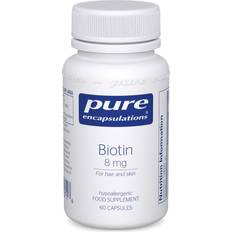 Pure Encapsulations Biotin 8mg, 60 Capsules 60 pcs