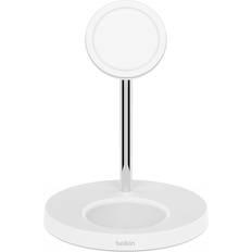 Belkin magsafe charger Belkin 2-in-1 Wireless Charger Stand with Official MagSafe Charging 15W