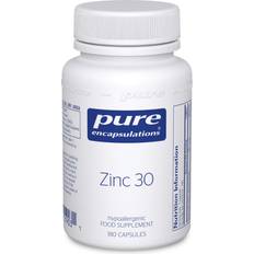 Pure Encapsulations Zinc 30, 180 Capsules 30 pcs