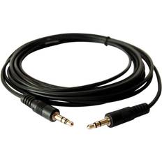 Enlaces de Audio y Video Inalámbricos Kramer TBUS-3XL(B) 3.5mm to 3.5mm Male Stereo Mini Audio Cable 28 AWG