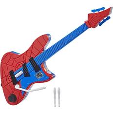 Spider-Man Musical Toys Hasbro Marvel Spider Man Across The Spider Verse Punk Web Blast Guitar