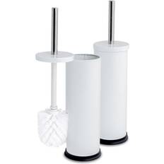 White Toilet Brushes Free Standing Toilet Brush