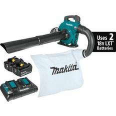 Makita 18v leaf blower Makita 18V X2 (36V) LXT Lithium-Ion Brushless Cordless Blower Kit with Vacuum Attachment Kit (5.0Ah)