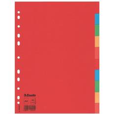 Rouge Classeurs Esselte Dividers A4 10pcs