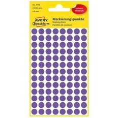 AVERY Zweckform 3112 Runde etiketter, permanent