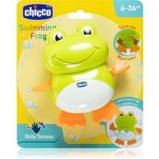 Chicco 0000972700000 Nadadora-Juguete de baño para agua y bañera, salpica al bebé, diseño rana svällande groda, flerfärgad