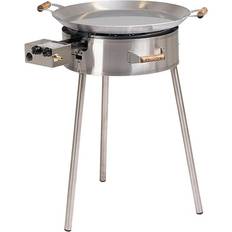 Stekhäll gasolbrännare GrillSymbol Stekhällset PRO-580 Inox Stekhäll Ø58cm gasolbrännare Ø40cm