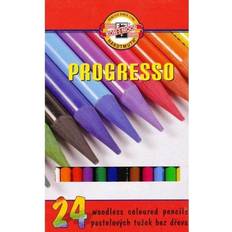 Koh-I-Noor Artes y Manualidades Koh-I-Noor Progresso Woodless Coloured Pencil Set (Set of 24)