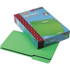 Binders & Folders Smead Colored File Folders, 1/3-cut Tabs: