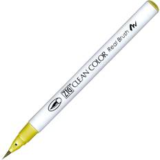 Yellow Brush Pens Zig Clean Color Pensel Pen 056 Smoky Yellow