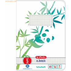 Rutat papper Herlitz GREENline, Bild, Grön, Vit, A5, 16 ark, 80 g/m ^ Rutat papper