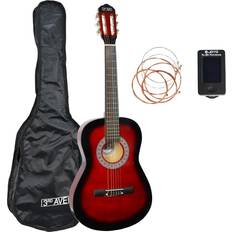 Akustisk gitarr för nybörjare 3rd Avenue Gitarrpaket För Nybörjare Med Nylonsträngar