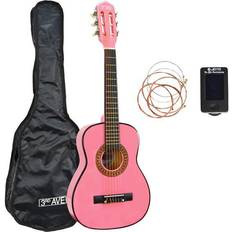 Pink Acoustic Guitars 3rd Avenue 12 Size Classical Guitar Pack Purple