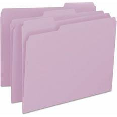 Purple Binders & Folders Smead Colored File Folders, 1/3-cut Tabs: Letter