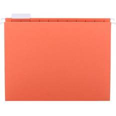 Orange Binders & Folders Hanging File Folders, 1/5-Cut Adjustable Tab, Letter