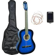 3rd Avenue Classical Guitar 3/4 Size Blueburst Set