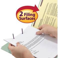 Office Supplies File Folder,w/ 2 Fasteners,2"Exp.,Legal,25/BX,Gray PK