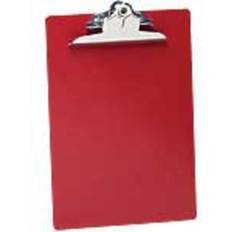 Red Paper Storage & Desk Organizers Saunders US-Works Plastic Clipboard, Letter Size, 21601